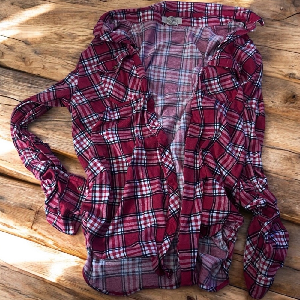 Passport Red and Black Plaid Shirt #332